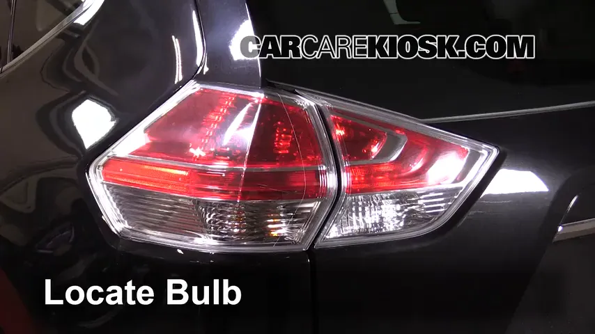 2016 Nissan Rogue S 2.5L 4 Cyl. Lights Tail Light (replace bulb)